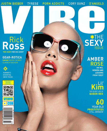 rick ross vibe magazine. Rick Ross and Amber Rose are