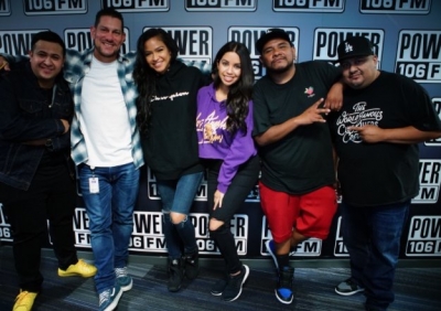 At Power 106 FM in LA
