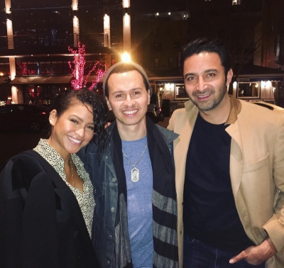 On the set Filming for Fox’s Empire
