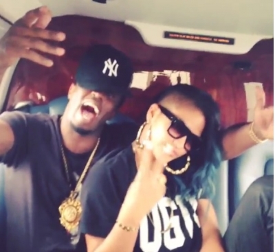 Via @iamdiddy's Instagram video 08/08/13
