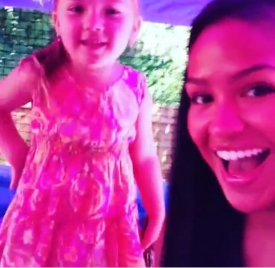 From Cassie's Instagram @casandrae 
