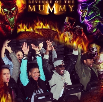 Cassie at Universal Studios in LA
