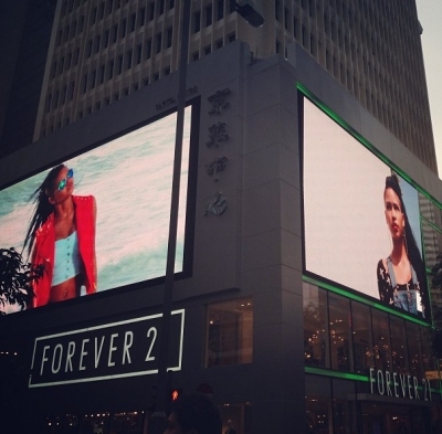 Cassie Billboards take over Time Square in NYC. 
